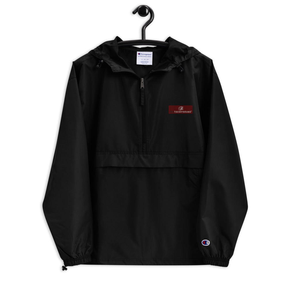 The TberryBrand Embroidered Champion Packable Jacket