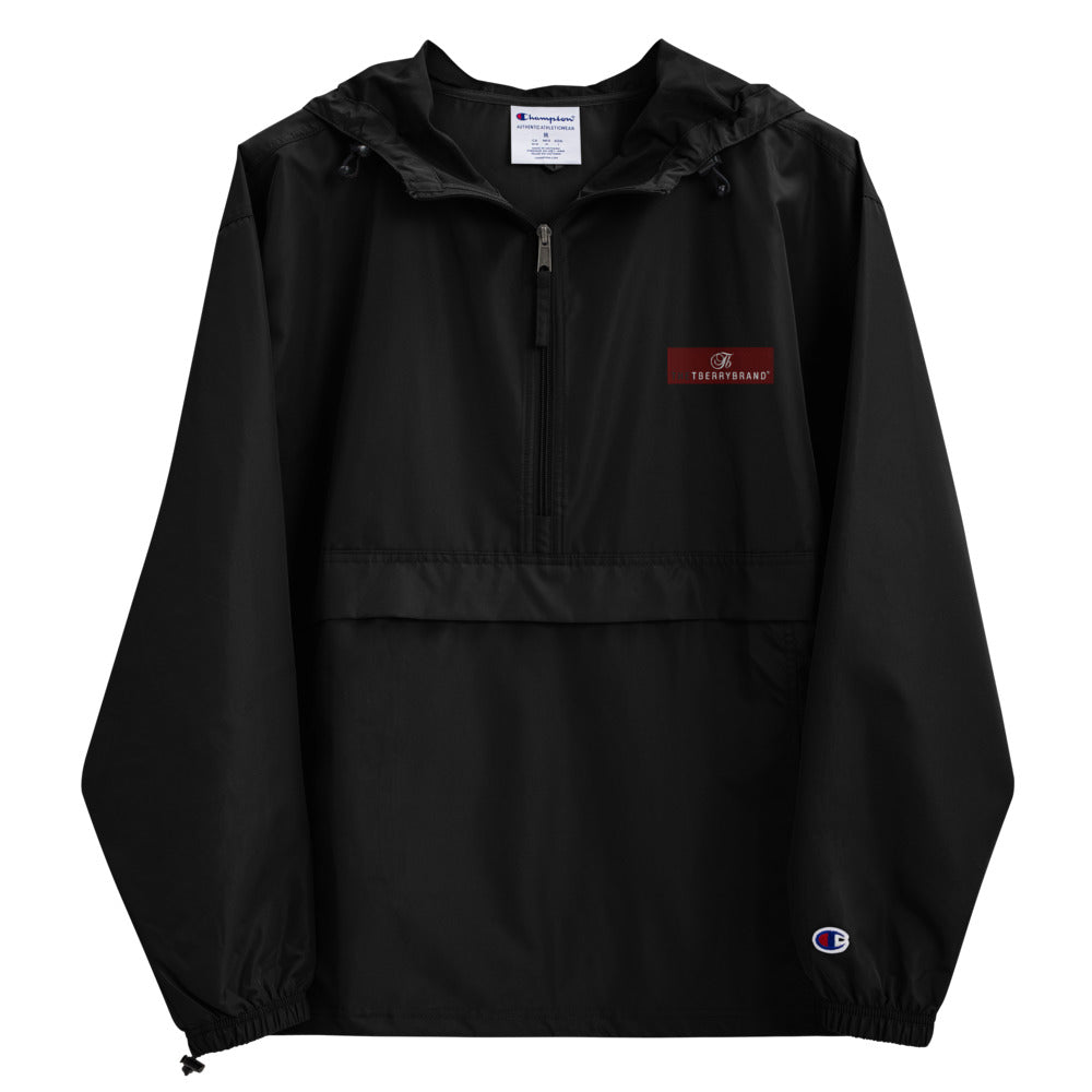 The TberryBrand Embroidered Champion Packable Jacket