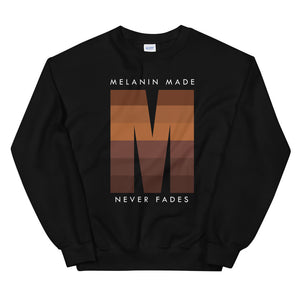 Melanin Made Unisex Sweatshirt (No Boarder)