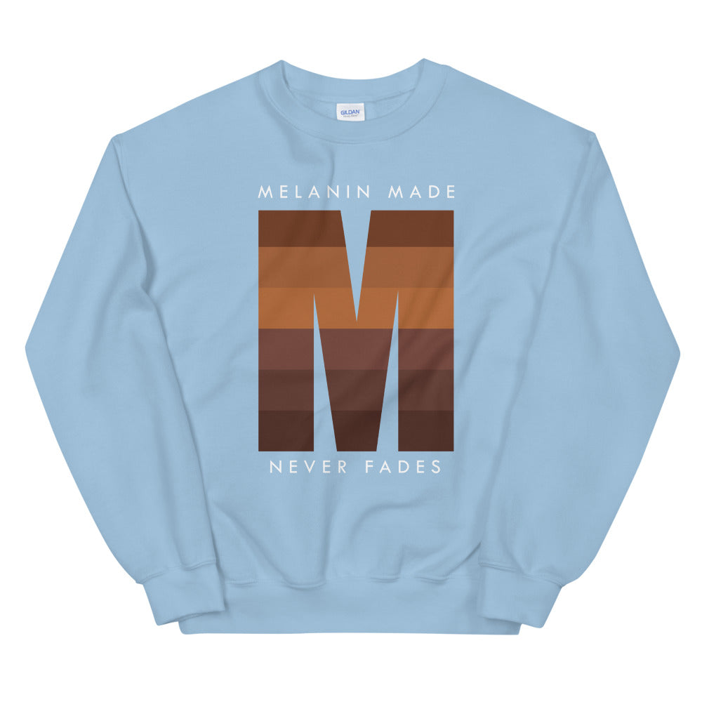 Melanin Made Unisex Sweatshirt (No Boarder)