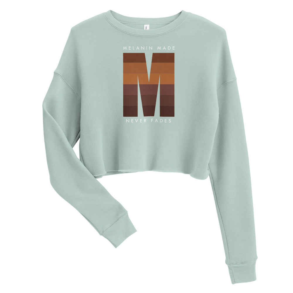 Women's Melanin Made Crop Sweatshirt
